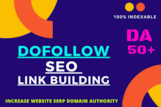 manually do high da do follow backlinks for SEO