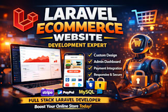 develop laravel ecommerce website