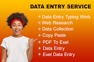 make perfect data entry, web research and lead generation