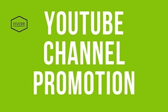 do youtube channel promotion