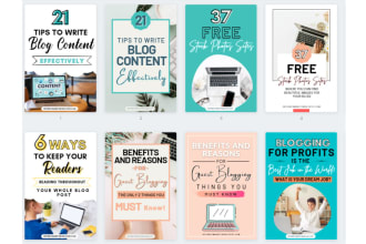 design high converting pinterest pins for you