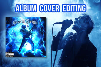 edit your image for music album and single cover