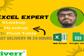 be your excel expert in vlookup, hlookup and in pivot table