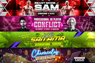 design an outstanding youtube cover art