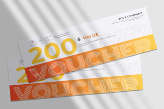 make attractive print ready coupons and gift vouchers