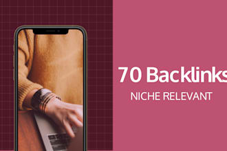 70 advance high quality niche relevant blog comment backlinks