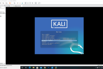 teach kali linux installation in virtualbox, vmware