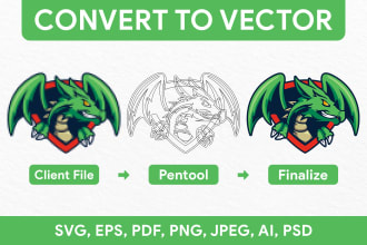 trace logo, artwork in high resolution vector format