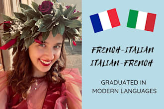translate everything from french to italian and vice versa