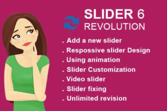 create amazing and unique slides on slider revolution