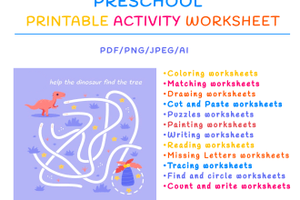 kids worksheets, color books, tracing and activity workbook