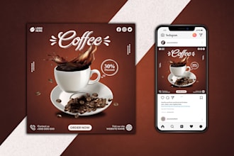 design social media poster and product ads or banner
