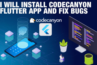 install codecanyon flutter app and reskin it