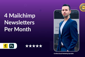 create a weekly mailchimp newsletter