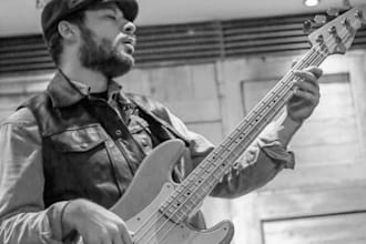 record a tasteful bassline with great feel and tone