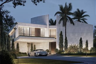 modeling and render your exterior design