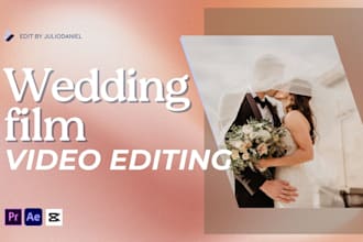 create cinematic wedding films