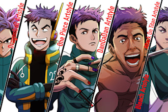 create a custom characters in the anime style