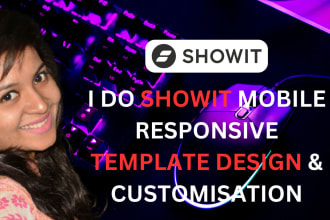 design and customize showit templates