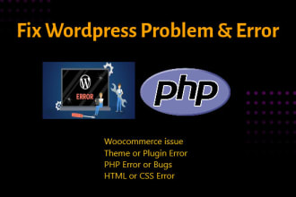 fix wordpress problems and error