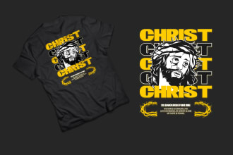 design a unique custom urban typo graphic christian t shirt