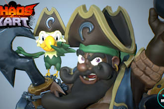 professionally make a stylized 3d character for your game