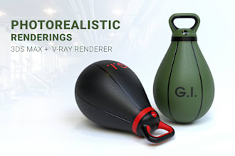 create high quality photo realistic 3d renderings
