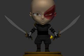 make you 3d chibi of choice