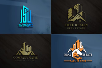 do a professional real estate mortgage property logo design