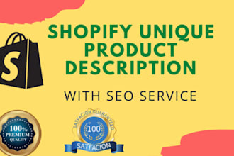 do any product descriptions with SEO titles