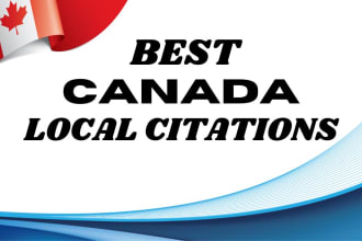 do best canada local citations and directory submission