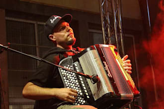 record jazz blues pop and balkan accordion