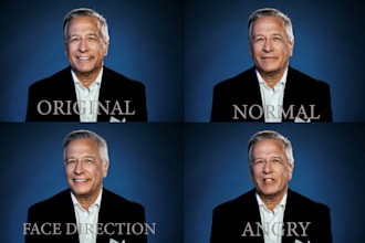 change facial expressions and body
