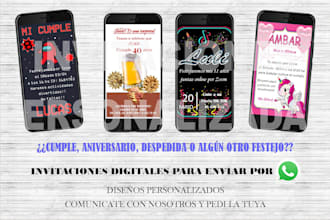 design custom digital invitation cards
