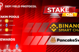 create an  staking page for tokens in any blockchain