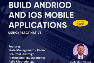 build mobile apps in react native