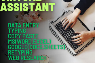 data entry for b2b,website,accounts,books nd articles