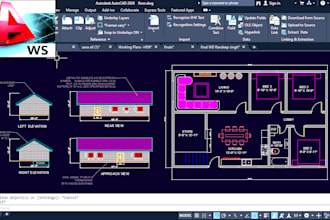 draw any 2d drawing in autocad