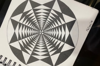 make geometric art work