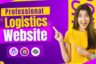 build transport, travel, trucking, freight broker, cargo, and logistics website