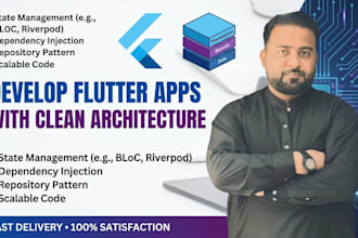 develop flutter apps with clean architecture