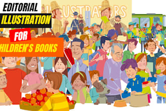 editorial illustración illustration for texts