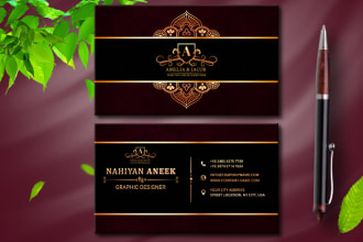 do luxury and professional business card design