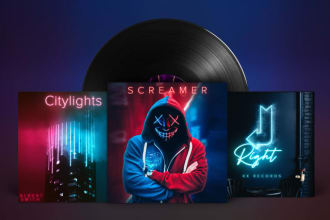 design album cover or single cover art