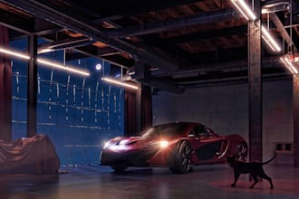 do design and photorealistic rendering of your garage