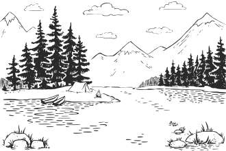 draw raster line art sketch