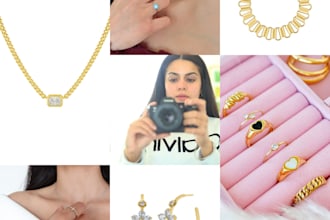 do modern jewelry photography for etsy, amazon, macys
