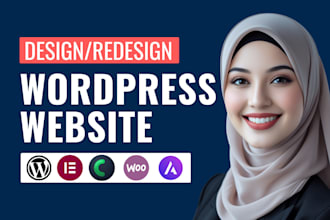 design or redesign wordpress elementor website using elementor pro or astra pro