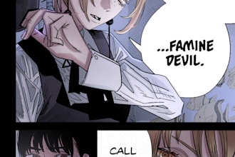 Top 5!  color lineart, manga, comics