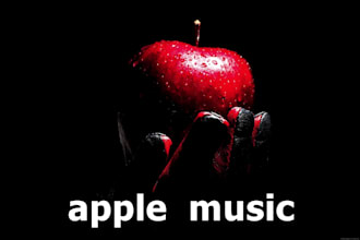 do straight apple promotion or apple music promotion to real people